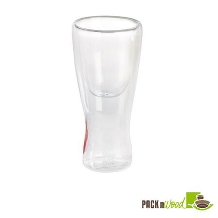 PACKNWOOD 1.7 oz. Double Wall Tall Mini Glass 210VBOBAMBI